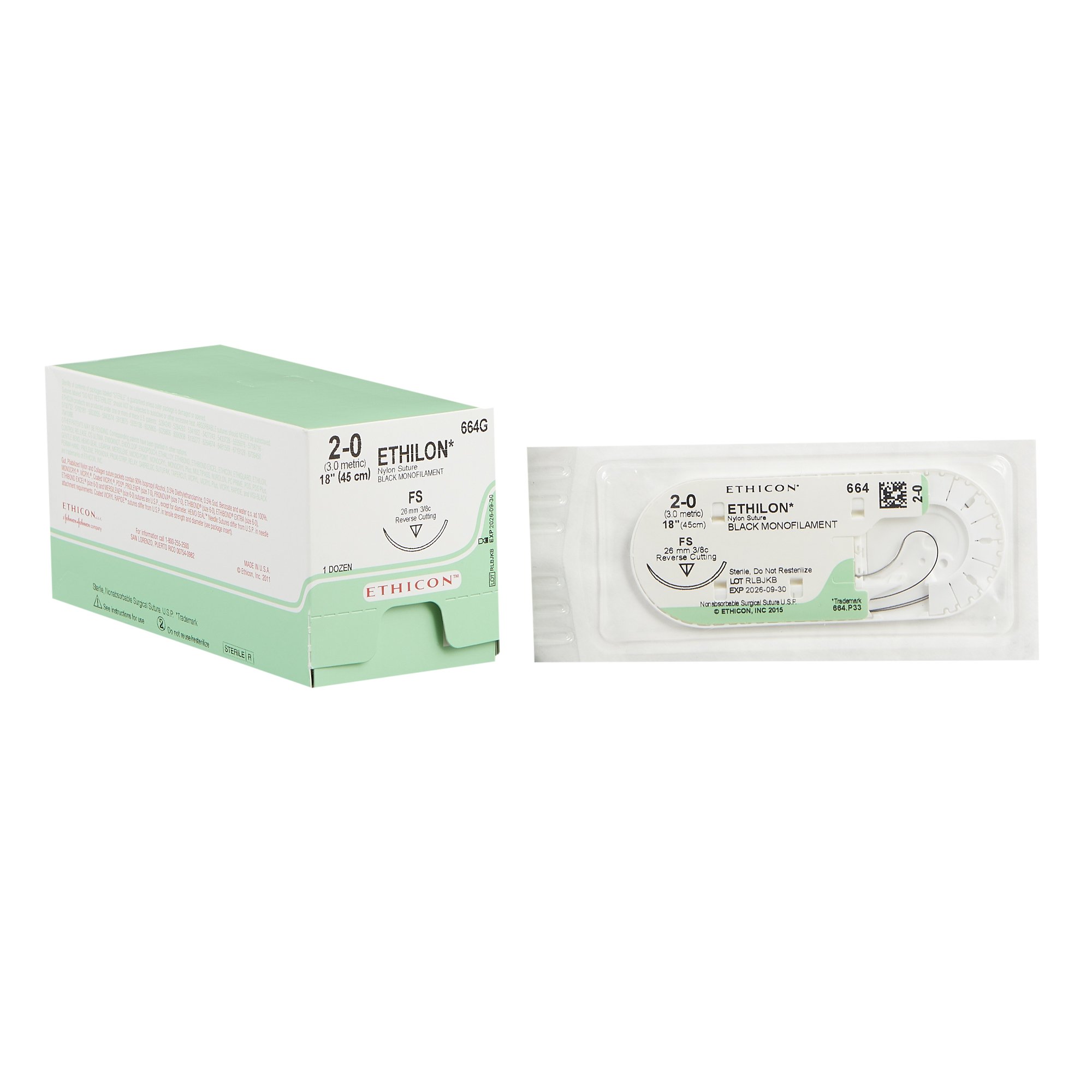 Ethilon Suture with Needle MK 2617