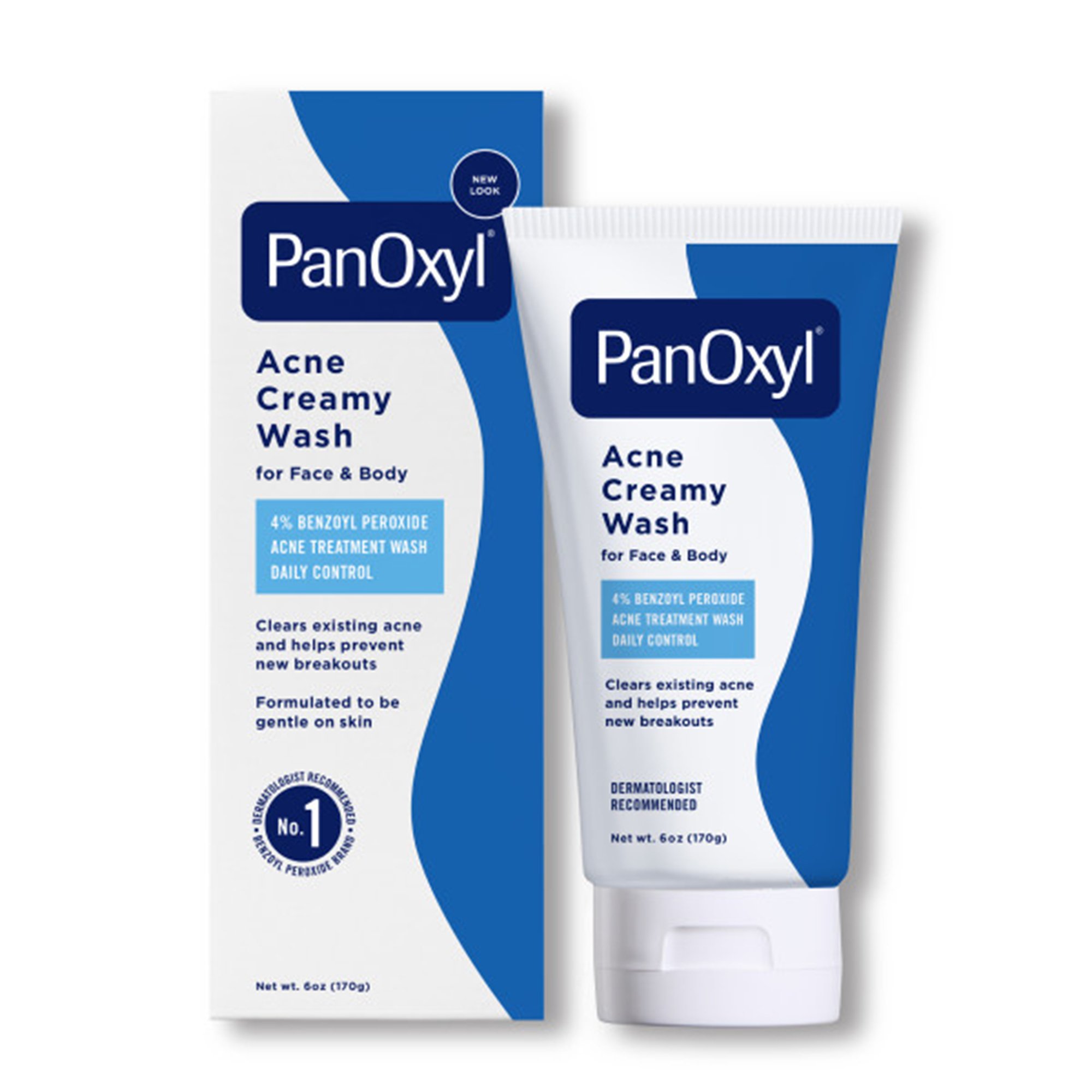PanOxyl Acne Creamy Wash, 6-ounce Tube MK 1147715