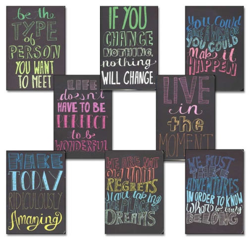 Pocket Pal Mini Journals-Quotations(Set of 8)