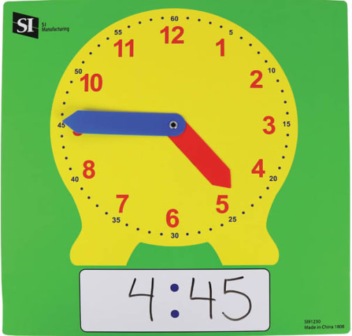 Dry Erase Clock - Demo