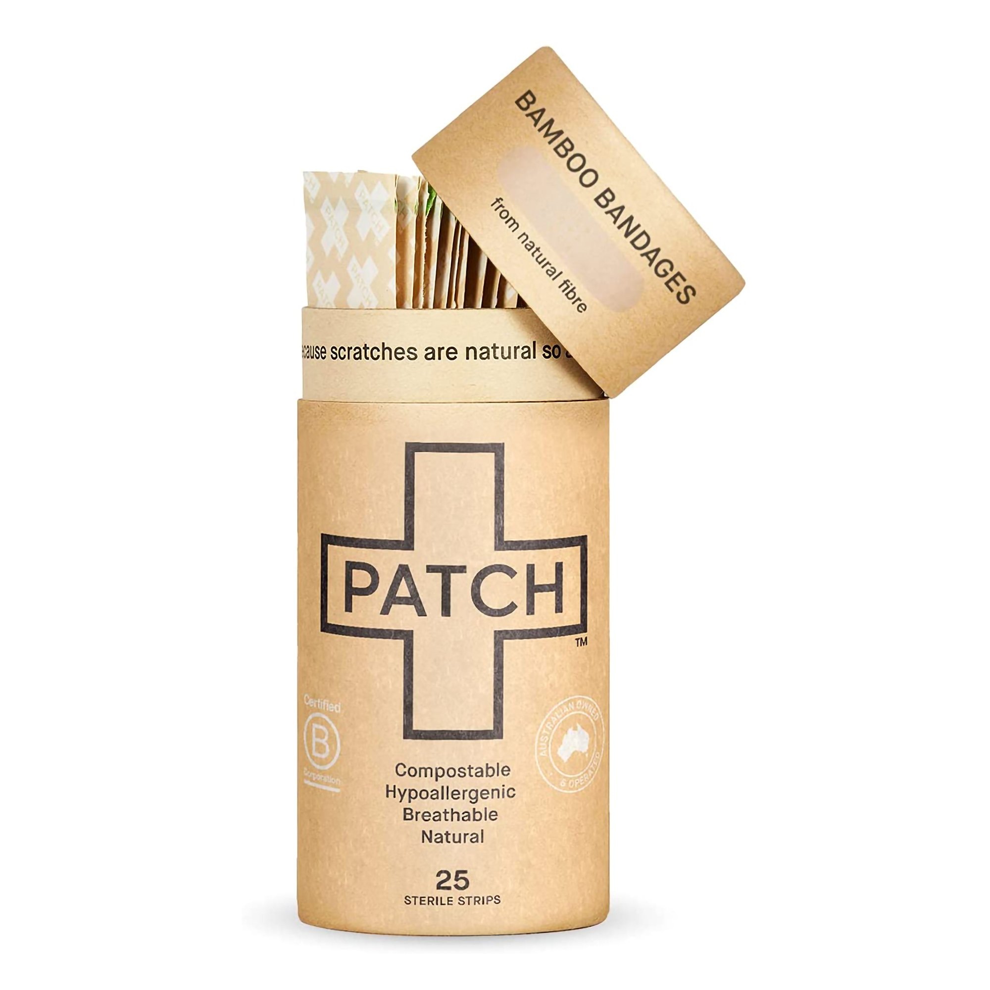 Patch Tan Adhesive Strip, 3/4 x 3 Inch MK 1219439