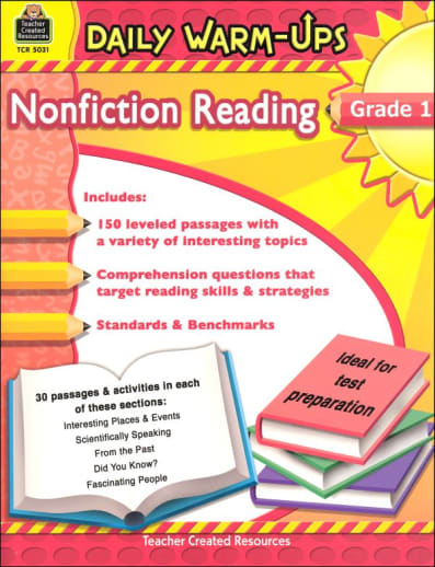 Daily Warm-Ups: Nonfiction Reading Grade 1