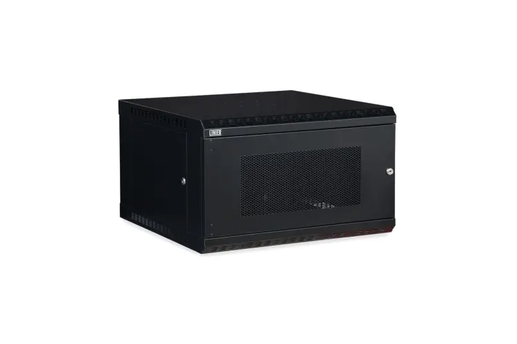 6U LINIER Fixed Wall Mount Cabinet - Vented Door