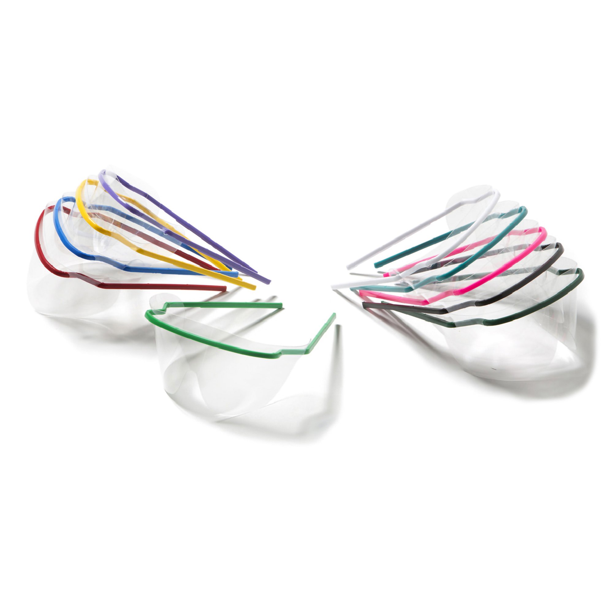 Safeview Safety Glasses, Clear Tint, Assorted Frame Colors MK 547415