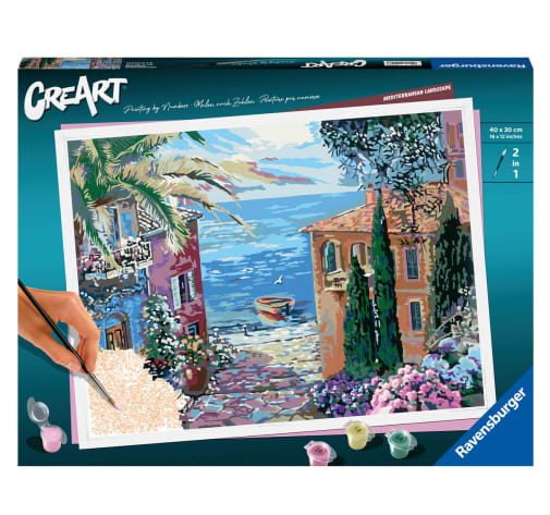 Ravensburger Creart Paint by Number - Mediterranean Flair (12x16)
