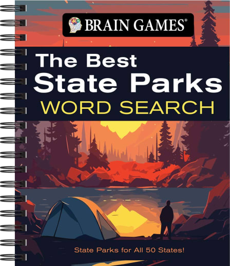 Word Search Puzzles - Best State Parks (Brain Games)