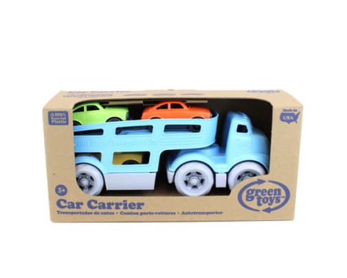 Green Toys Plastic Car Carrier with Cars