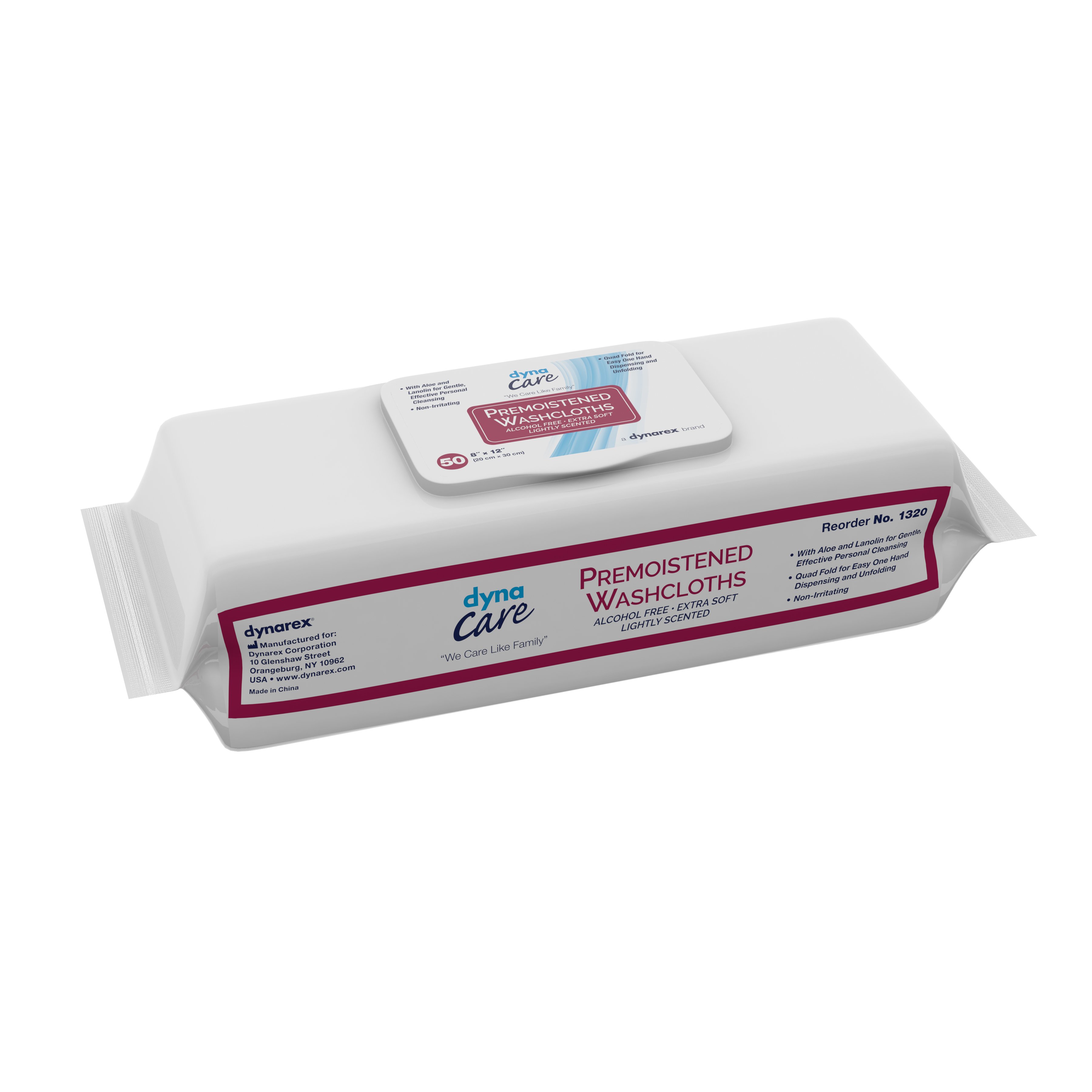 Dynarex Personal Wipe DynaCare Soft Pack Aloe / Lanolin Scented MK 740453