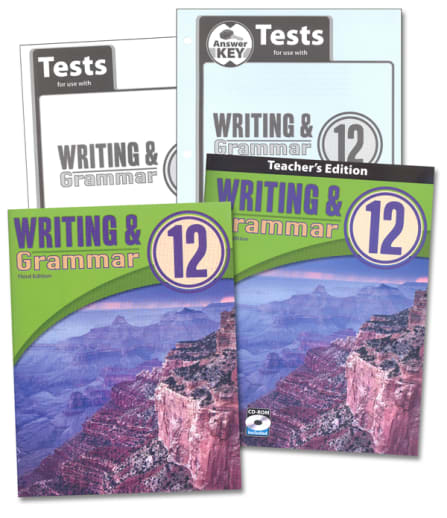 BJU Press Writing/Grammar 12 Home School Kit 3rd Edition
