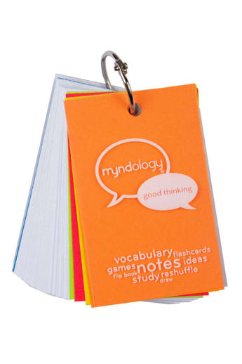 Study Cards Ringed - Medium (White)