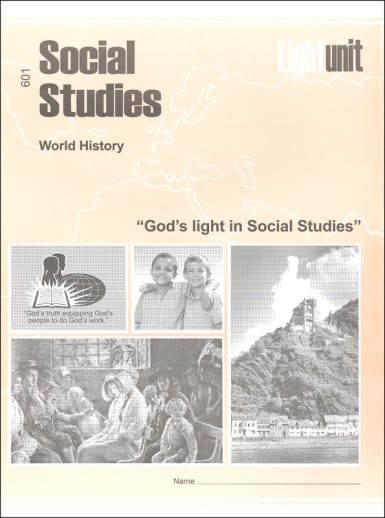 Social Studies 601 LightUnit old ed 7th grade