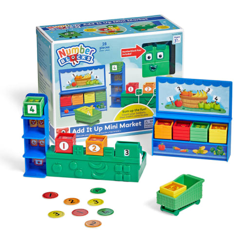 Numberblocks Add It Up Mini Market Playset