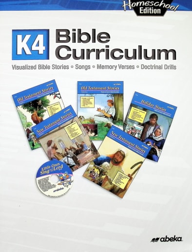 Abeka Homeschool K4 Bible Curriculum