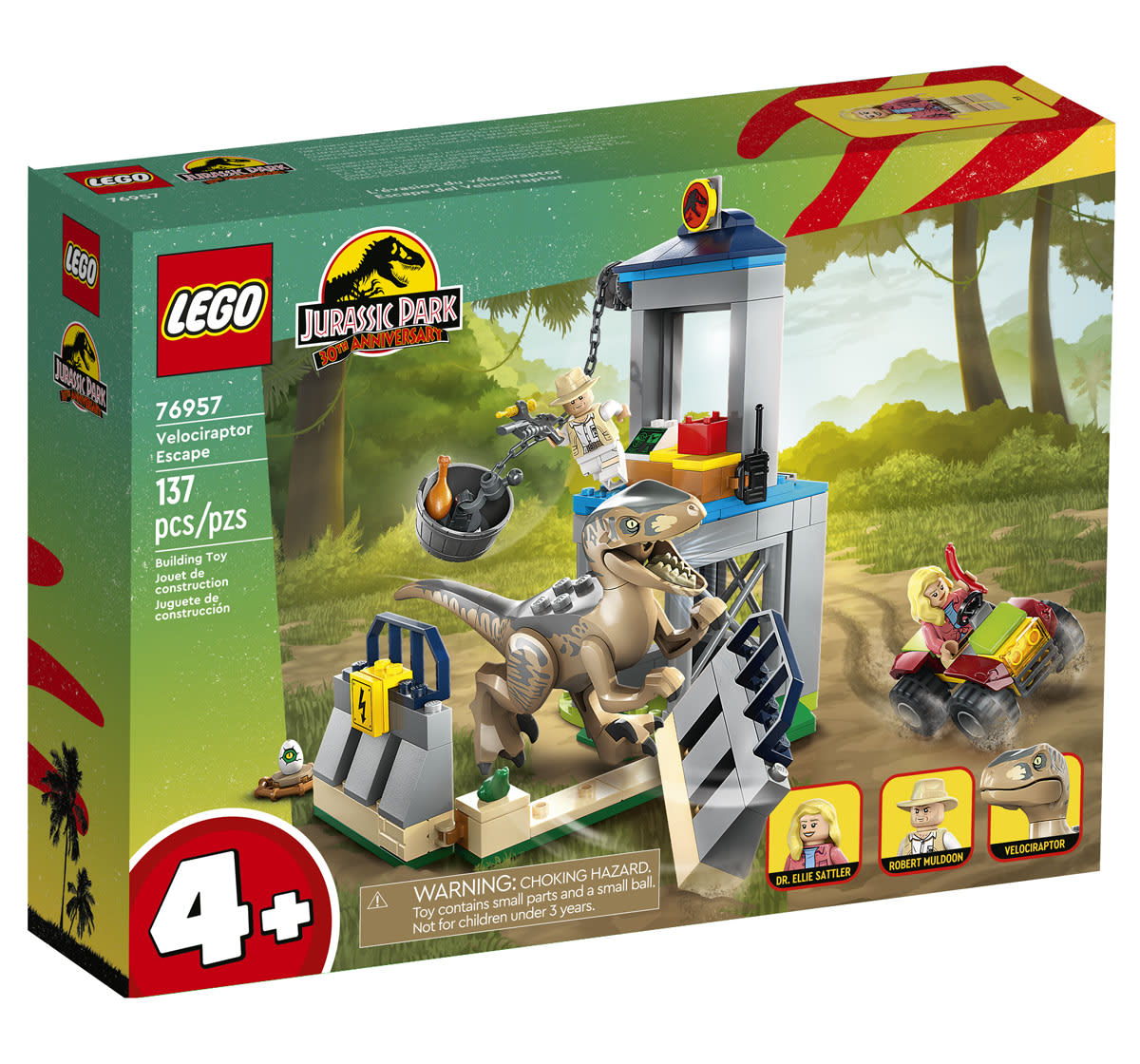 LEGO Jurassic World Velociraptor Escape (76957)