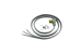 6Ft 50 Amp 3-Wire Range Power Cord, 6/2 &amp; 8/1 SRDT Wire with Ring Terminals – ETL Listed, Gray