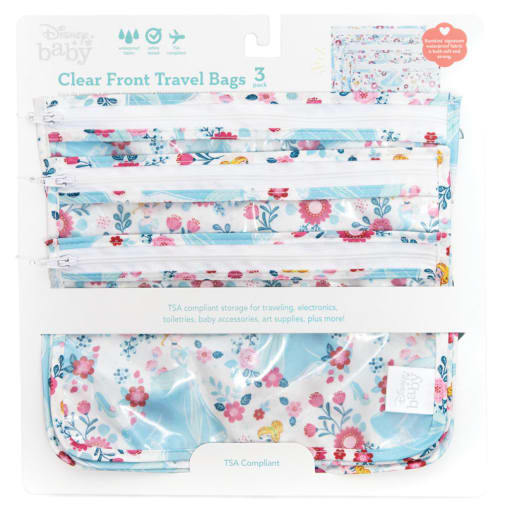 Clear Travel Bag 3 Pack (Cinderella)