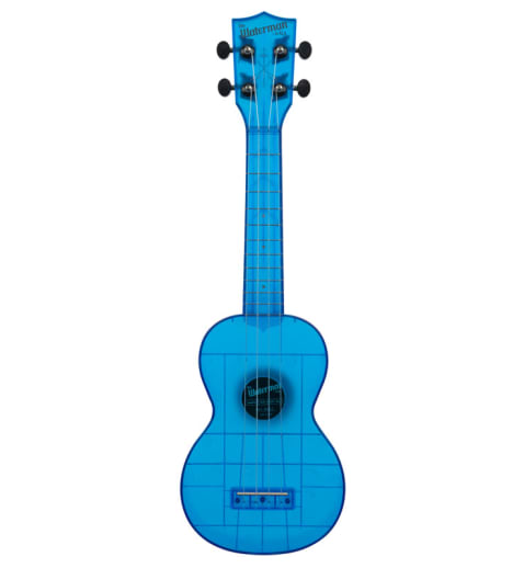 Waterman Ukulele (Soprano) - Transparent Cobalt Blue