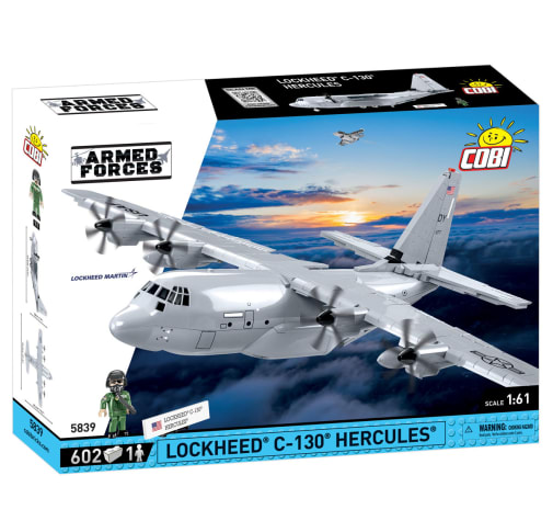 COBI Lockheed C-130 Hercules Transport Aircraft - 602 pieces (Lockheed Martin Armed Forces)