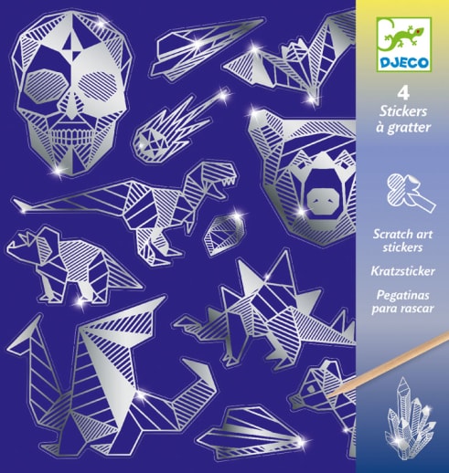 Iron Scratch Stickers