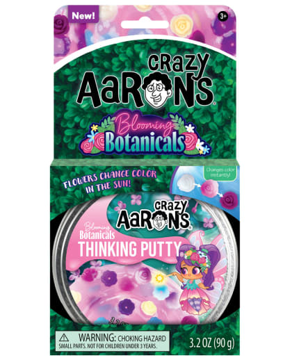 Crazy Aaron's Blooming Botanicals Thinking Putty 4" Tin