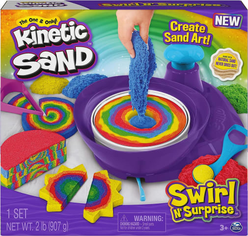 Kinetic Sand Swirl N Surprise