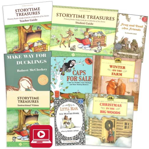 Memoria Press StoryTime Treasures Package with Optional Christmas Books