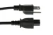 AC Power Cord, 5-15P to C5, 18 AWG, 10ft