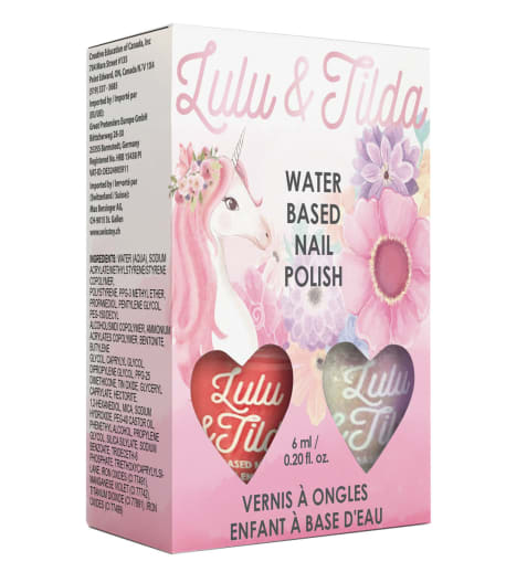 Great Pretenders Somewhere Over the Unicorn, Washable Nail Polish (2 pieces)