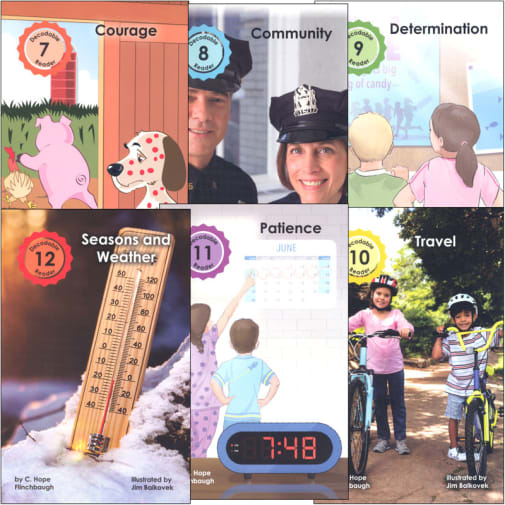 Purposeful Design Language Arts: Grade 1 Decodable Readers 2 (set of 6)