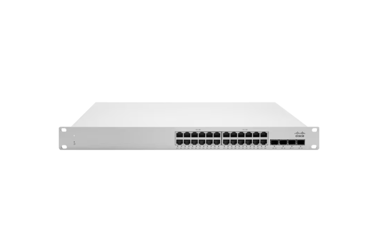 Cisco Meraki Cloud Managed Switch, 24 Gigabit Ethernet Ports, 4 SFP Uplinks, PoE, MS210-24P-HW, Unclaimed, Refurbished, Original Cisco Meraki Cloud Managed Switch, 24 Gigabit Ethernet Ports, 4 SFP Uplinks, PoE, MS210-24P-HW, Unclaimed, Refurbished, Original