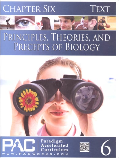 Principles, Theories & Precepts of Biology Chapter 6 Text
