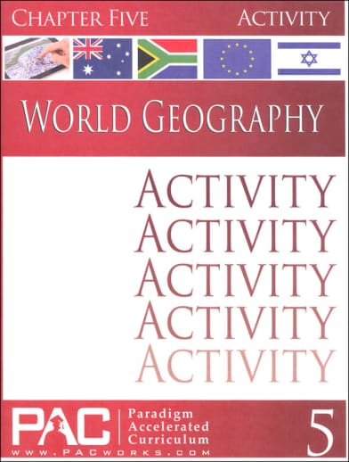 World Geography - Chapter 5 Activities