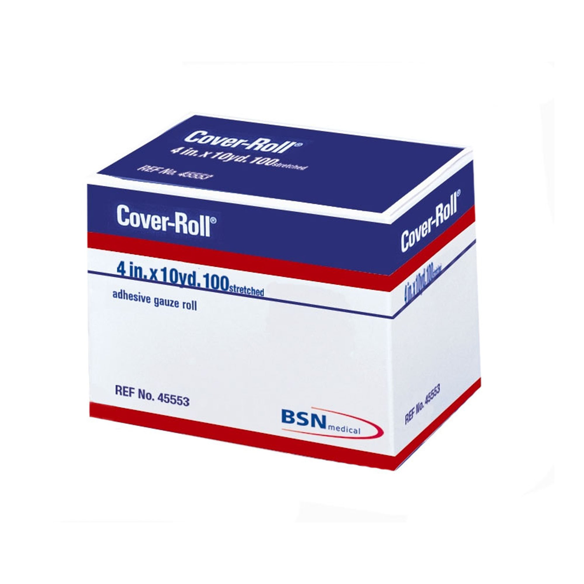 Cover-Roll Stretch Dressing Retention Tape with Liner, 4 Inch x 10 Yard, White MK 191704