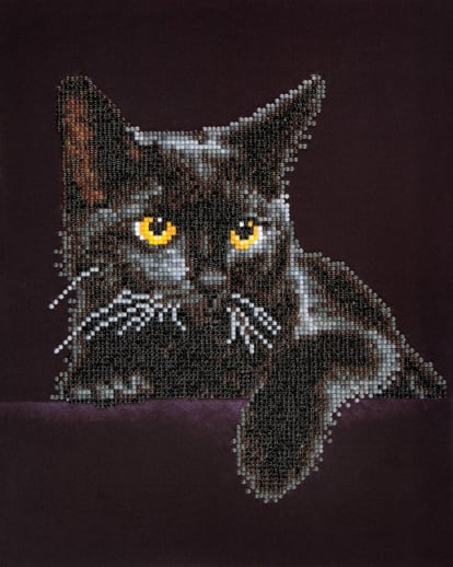 Midnight Cat Diamond Dotz Kit (Intermediate)