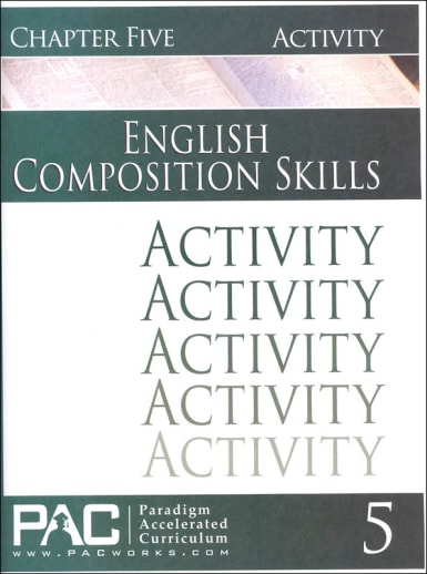 English II: Composition Skills Chapter 5 Activities