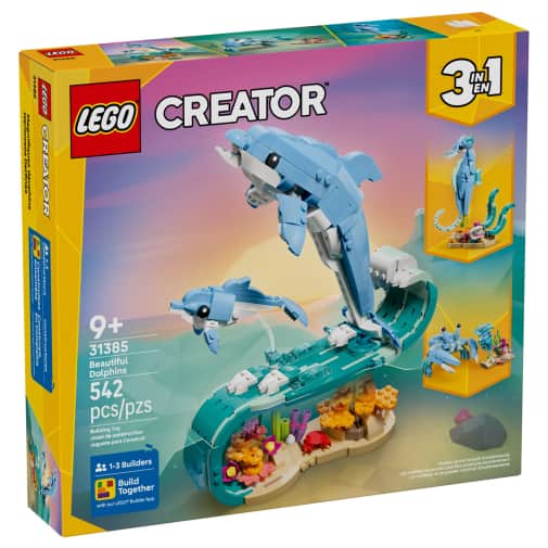 LEGO Creator Sea Animals: Beautiful Dolphins (31385)