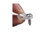 R-Type Cable Clamp 1/4in Clear 100pk