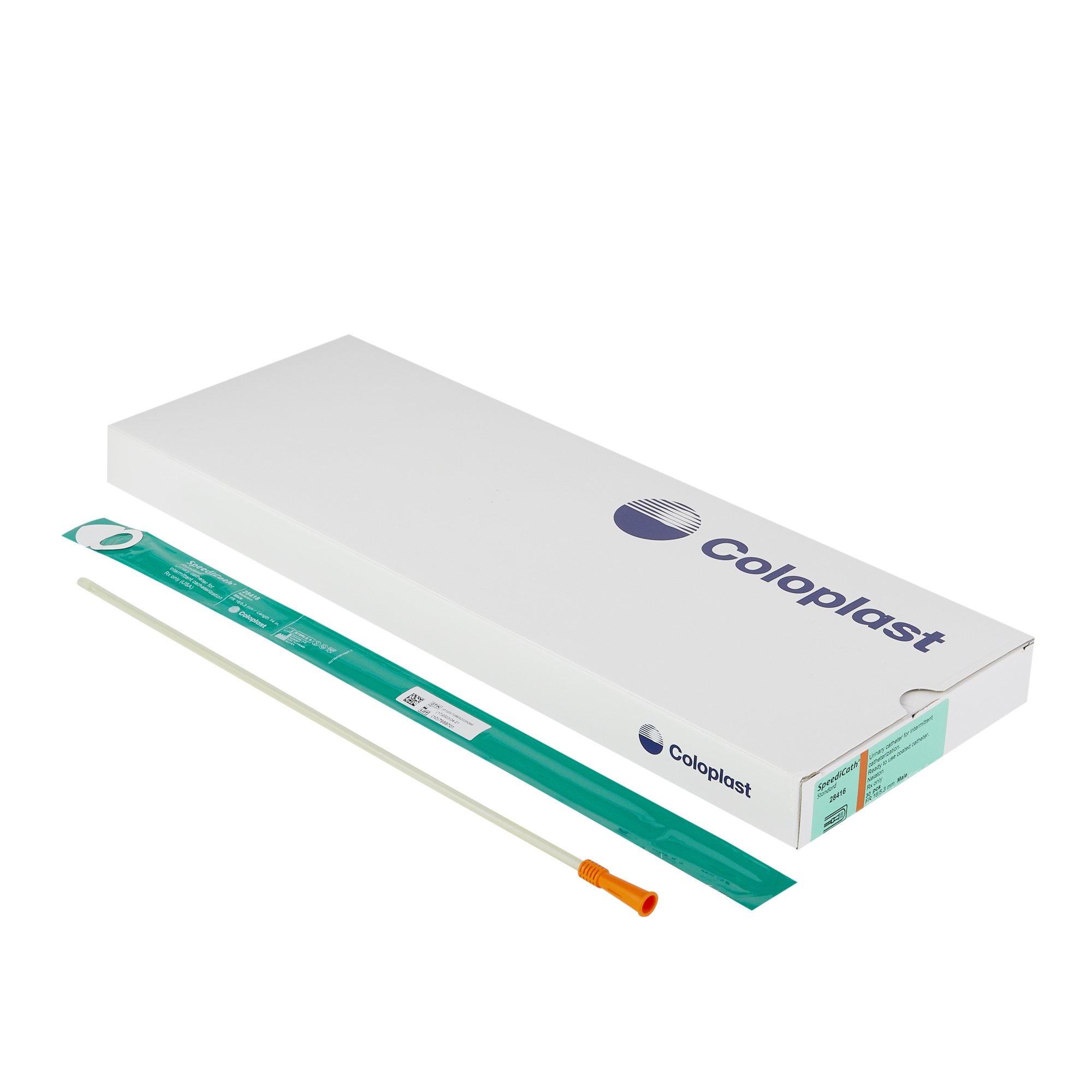 SpeediCath Hydrophilic Male Catheter, 16 Fr, Straight Tip MK 551298