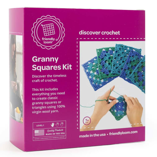 Granny Squares Kit - Ocean