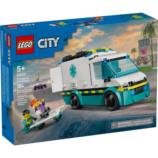 LEGO City Great Vehicles Emergency Ambulance (60451)