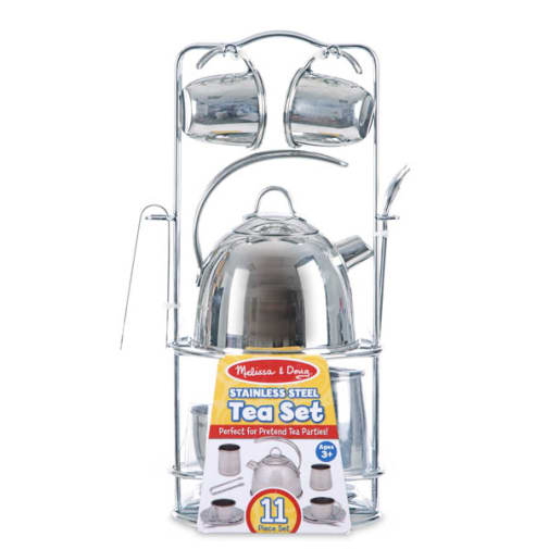 Melissa & Doug Stainless Steel Tea Set