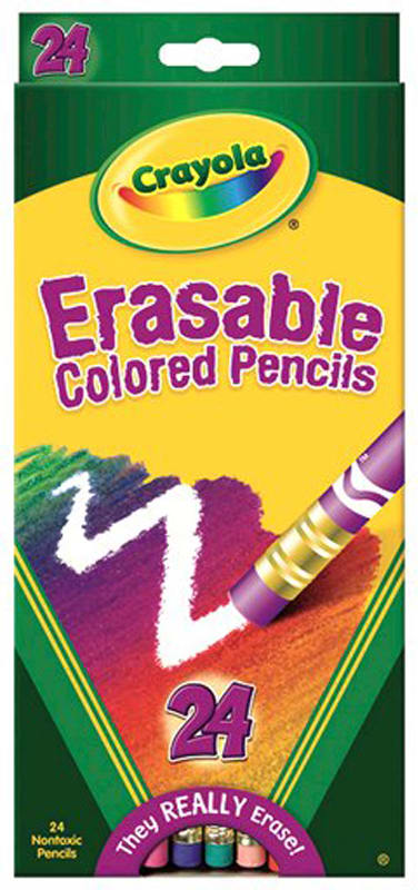 Crayola Erasable Colored Pencils 24 Count