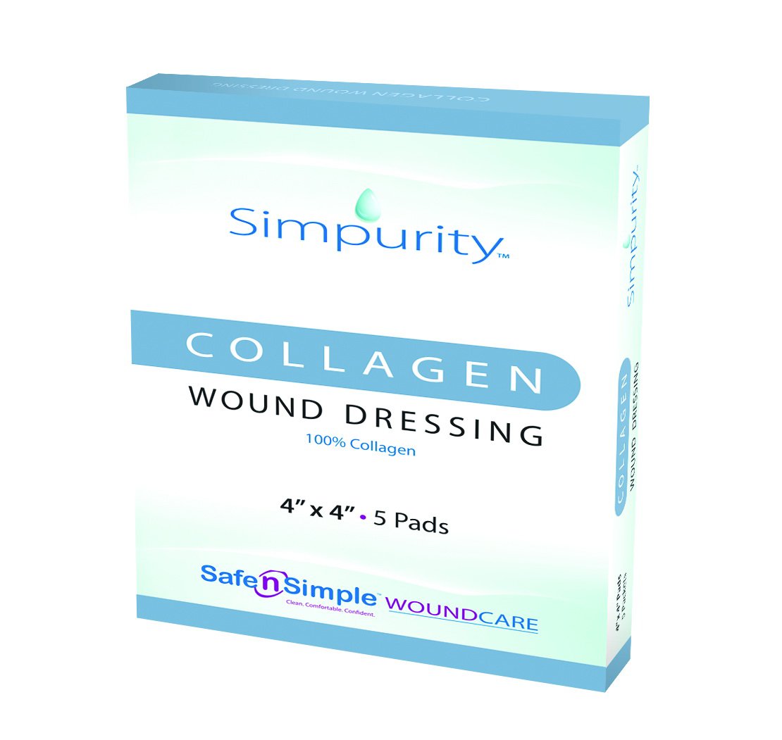 Collagen Dressing Simpurity 4 X 4 Inch Square Sterile MK 1059000