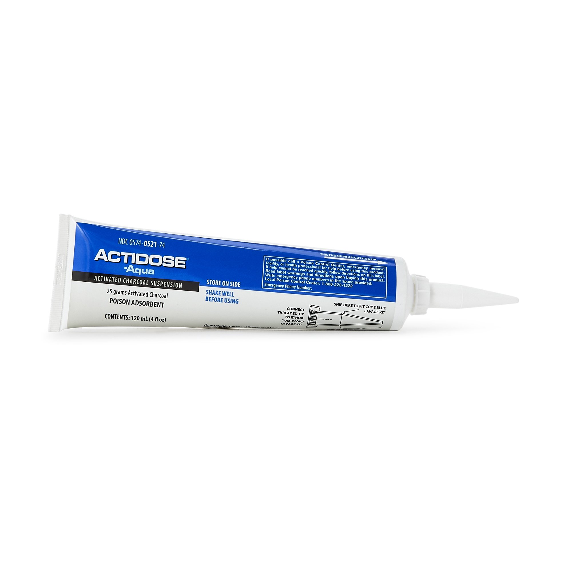 Actidose-Aqua Activated Charcoal Poison Adsorbent, 25-gram Strength, 4 ounces MK 1187157