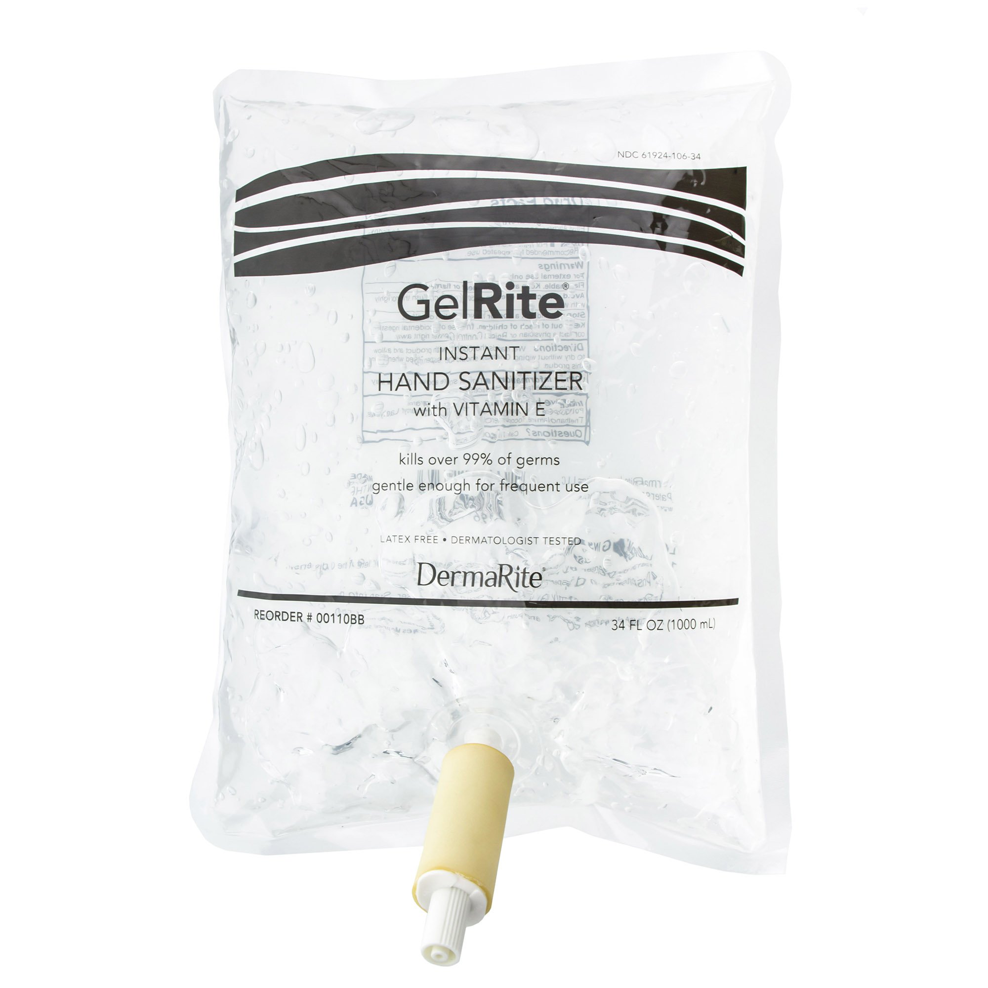 GelRite Instant Hand Sanitizer, 1000 mL Dispenser Refill MK 806300