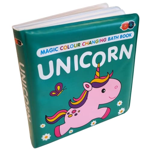 Magic Colour Changing Bath Book - Unicorn