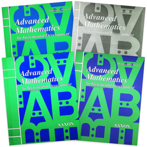 Saxon Advanced Math Homeschool Kit with Solutions Manual 2nd Edition