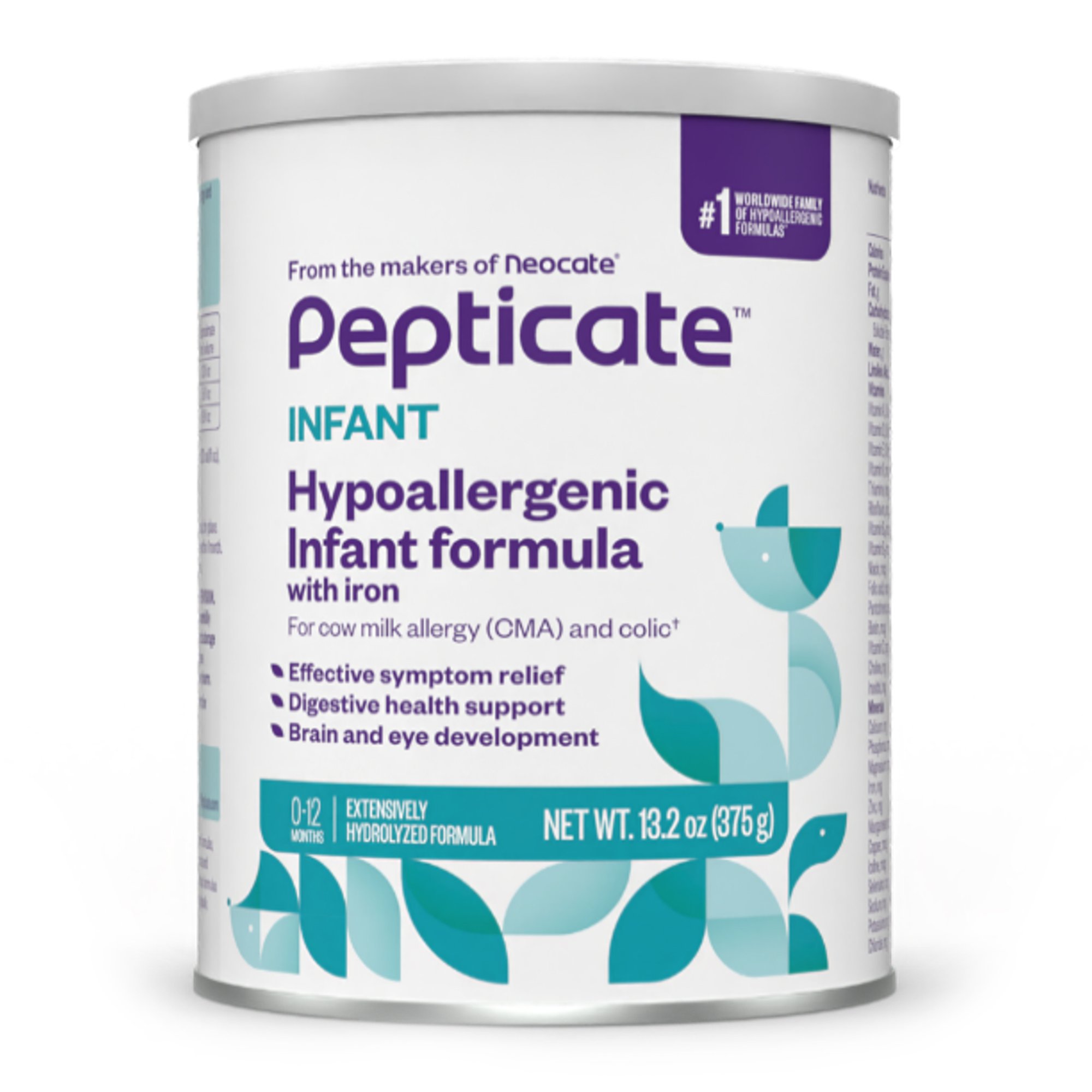 Pepticate Hypoallergenic Infant Formula, 13.2-ounce can MK 1251155