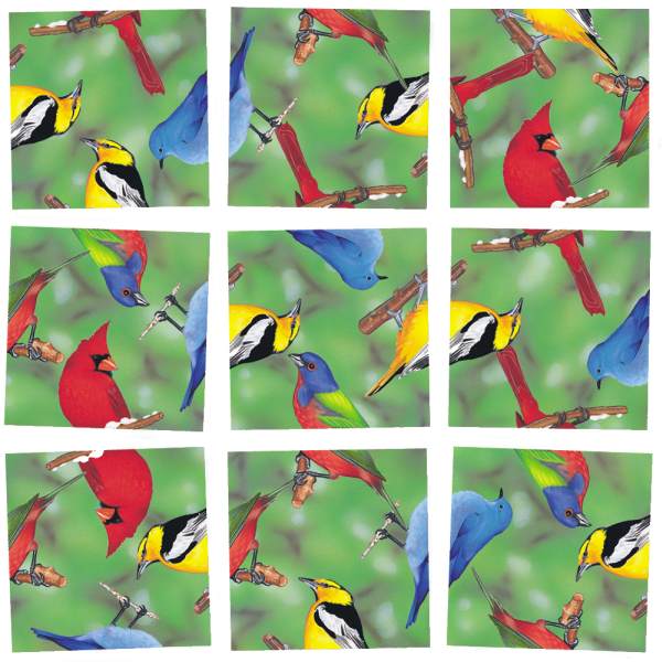 BIRD TRAY PATTERN – BIRDS' WORDS