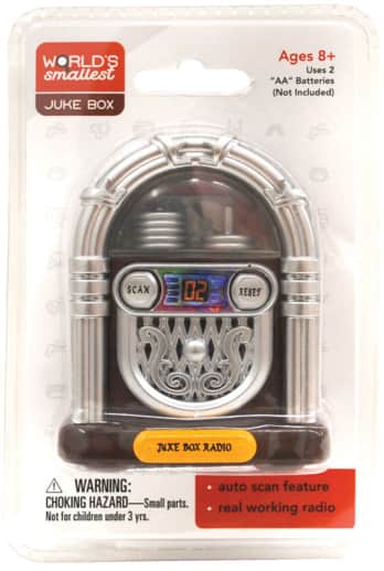 World's Smallest Jukebox (Battery Operated)